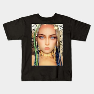 Look Deep in her Eyes. Kids T-Shirt